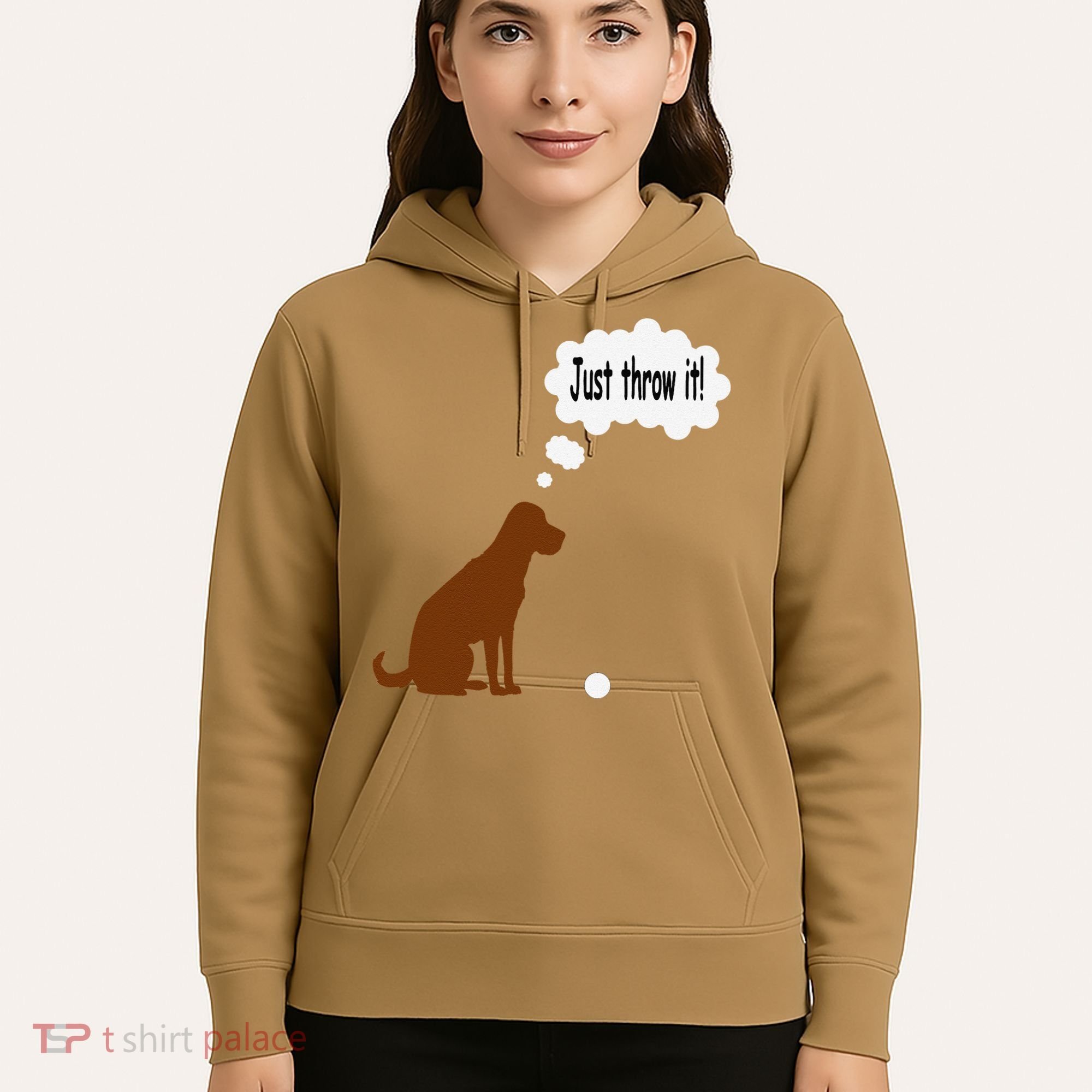 Chocolate Labrador Retriever Funny Lab Dog Hoodie
