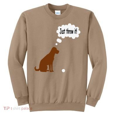 Chocolate Labrador Retriever Funny Lab Dog Sweatshirt