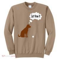 Chocolate Labrador Retriever Funny Lab Dog Sweatshirt thumb 0