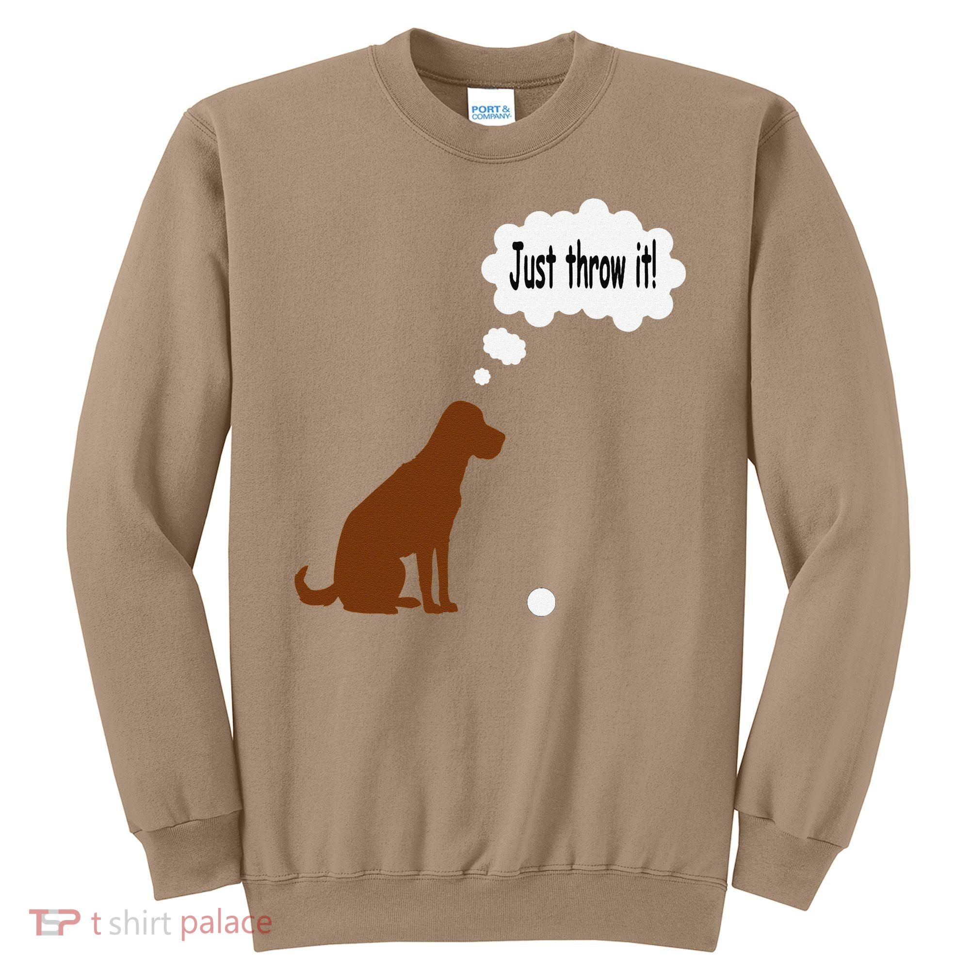 Chocolate Labrador Retriever Funny Lab Dog Sweatshirt