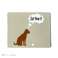 Chocolate Labrador Retriever Funny Lab Dog Mousepad thumb 0