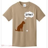 Chocolate Labrador Retriever Funny Lab Dog Kids T-Shirt thumb 0