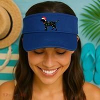 Christmas Labrador Retriever In Santa Hat Xmas Lights Funny Gift Visor thumb 2