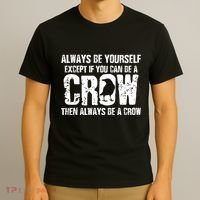 Crow Lover Raven Bird Vintage T-Shirt thumb 3