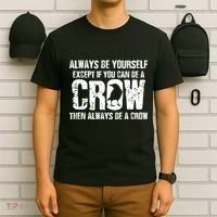 Crow Lover Raven Bird Vintage T-Shirt thumb 6