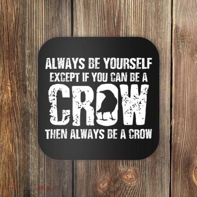 Crow Lover Raven Bird Vintage Coaster