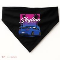 Classic Legendary R34 Jdm USA-Made Doggie Bandana thumb 0