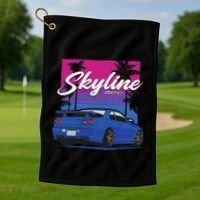 Classic Legendary R34 Jdm Golf Towel thumb 1