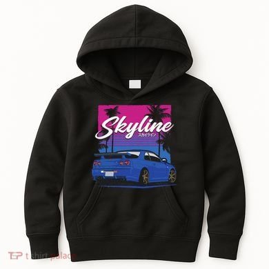 Classic Legendary R34 Jdm Kids Hoodie