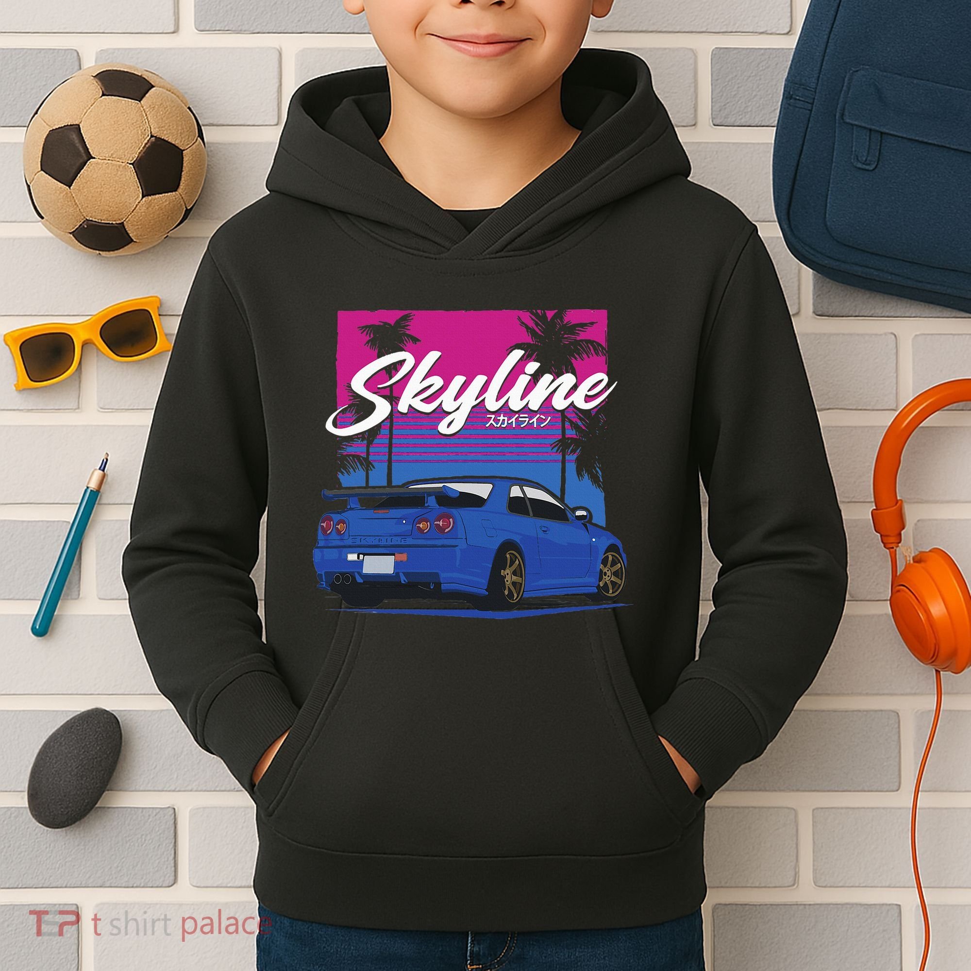 Classic Legendary R34 Jdm Kids Hoodie