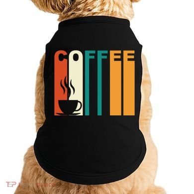Coffee Lover Retro Doggie Tank