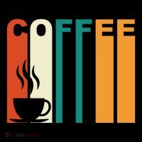 Coffee Lover Retro USA-Made Doggie Bandana thumb 2