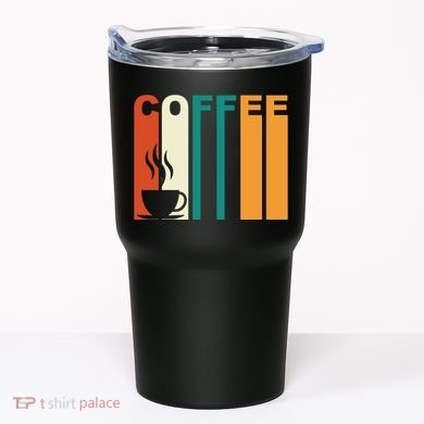 Coffee Lover Retro Tumbler