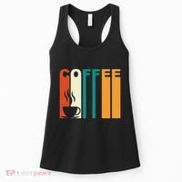 Coffee Lover Retro Women's Tank Top thumb 0
