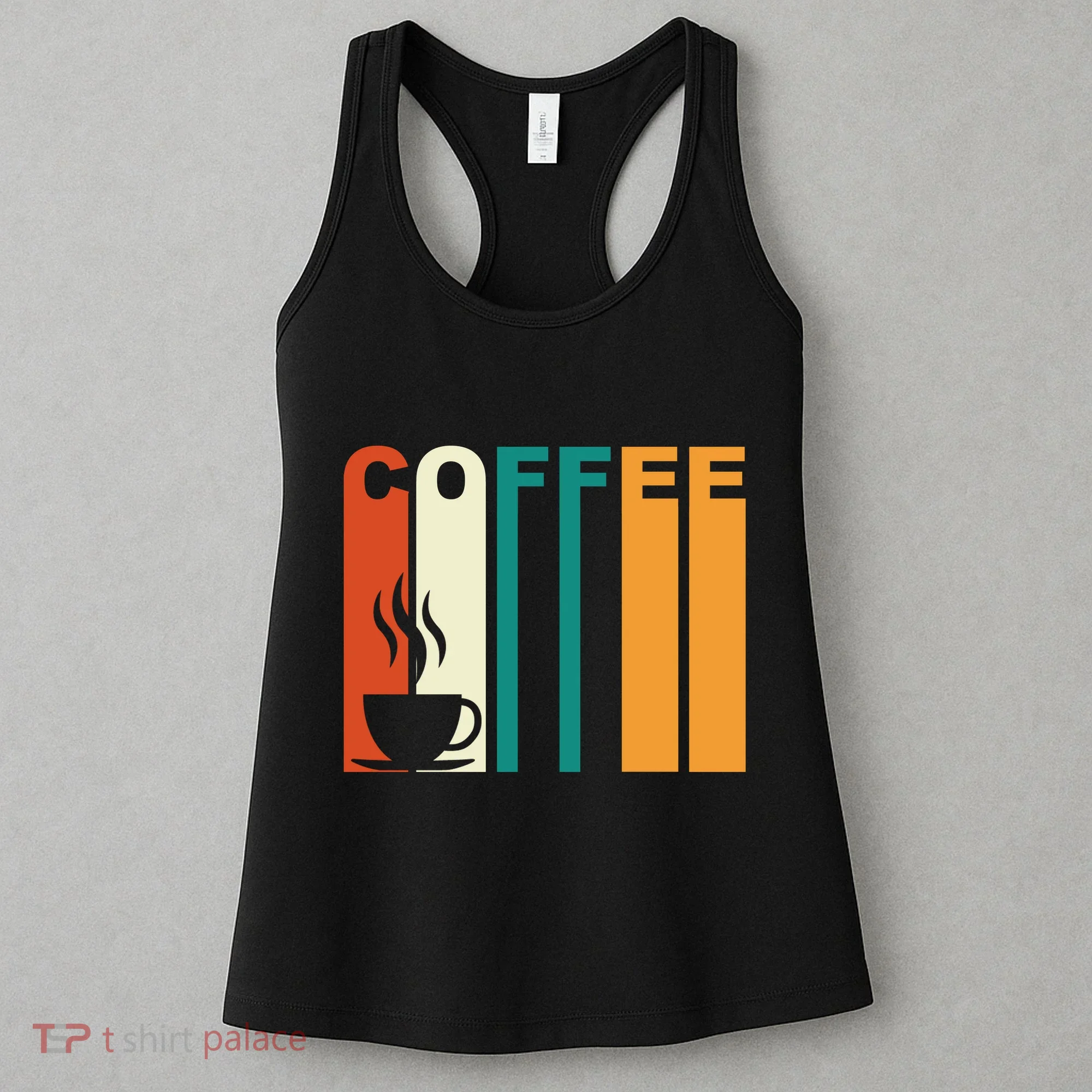 Coffee Lover Retro Women's Tank Top