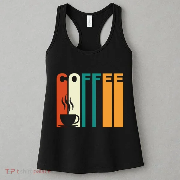 Coffee Lover Retro Women's Tank Top