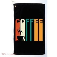 Coffee Lover Retro Golf Towel thumb 0
