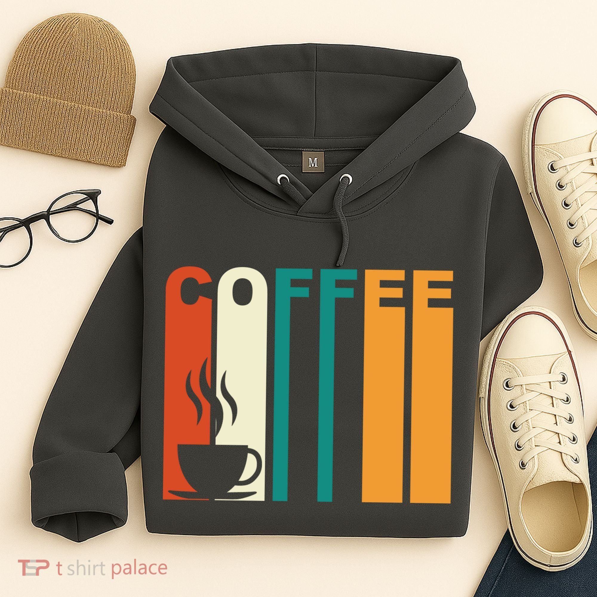 Coffee Lover Retro Hoodie
