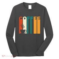 Coffee Lover Retro Long Sleeve Shirt thumb 0
