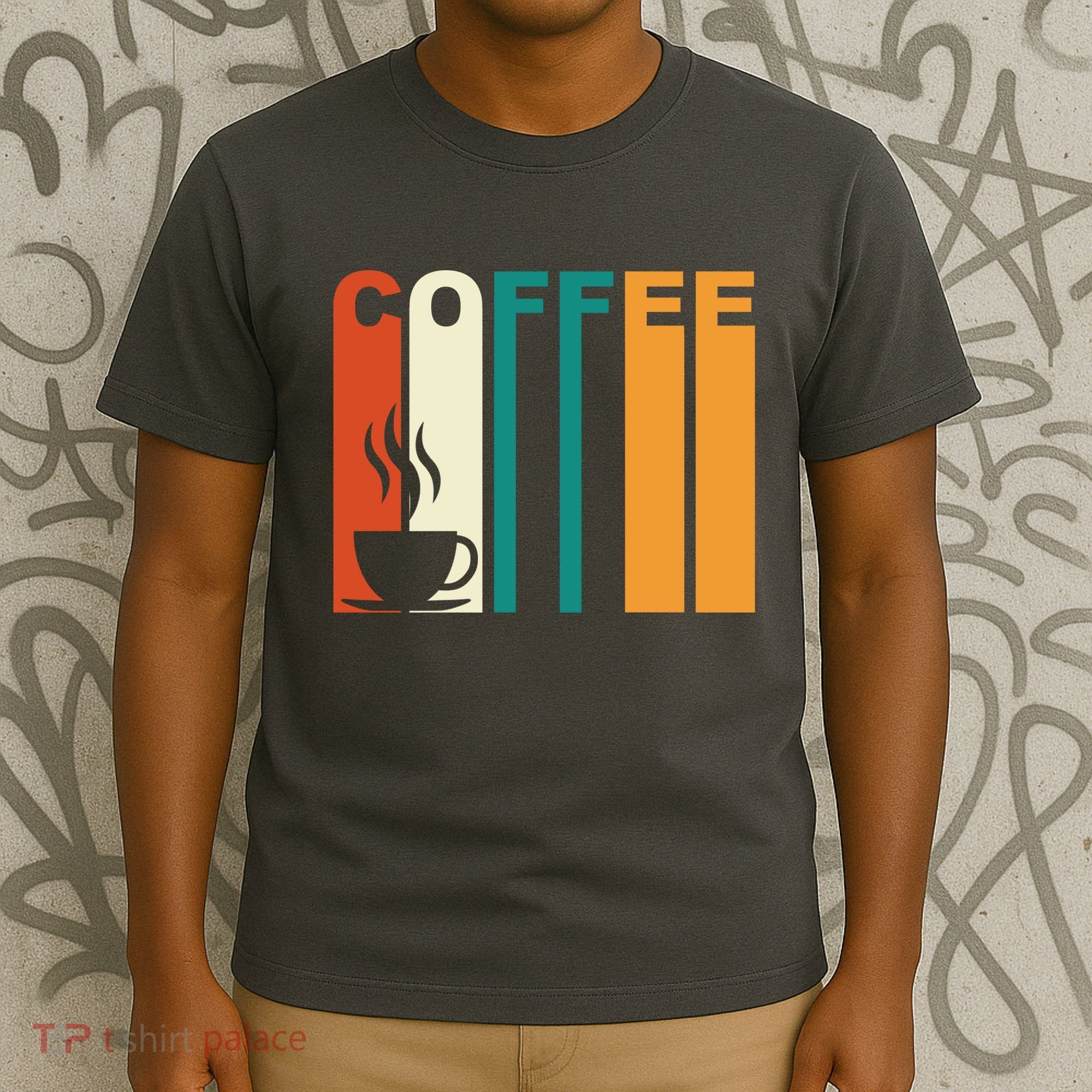 Coffee Lover Retro T-Shirt