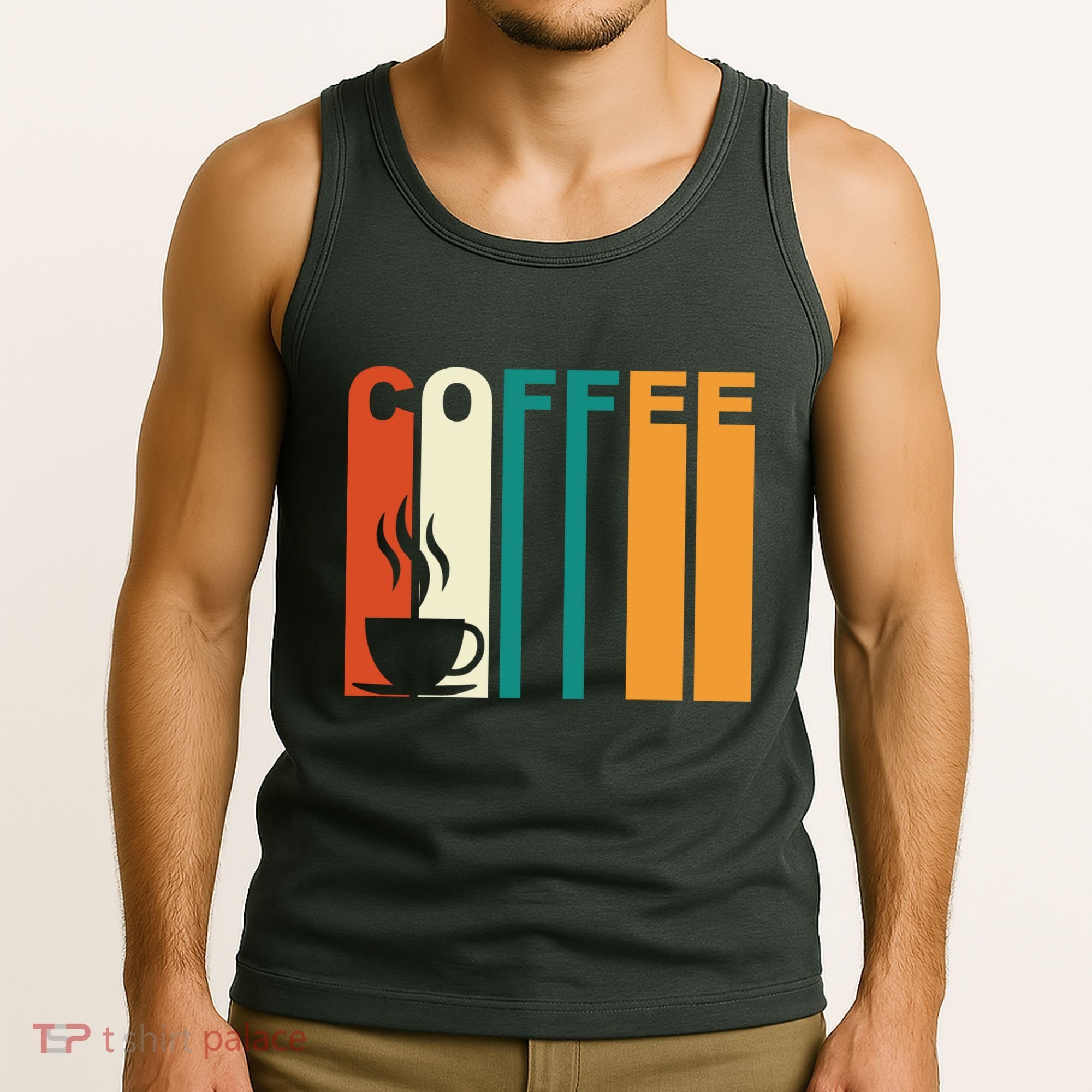 Coffee Lover Retro Tank Top