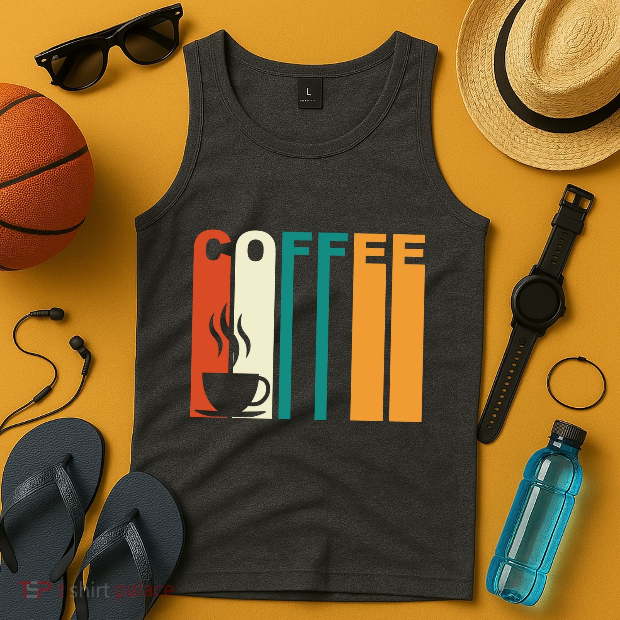 Coffee Lover Retro Tank Top