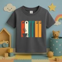 Coffee Lover Retro Toddler T-Shirt thumb 3