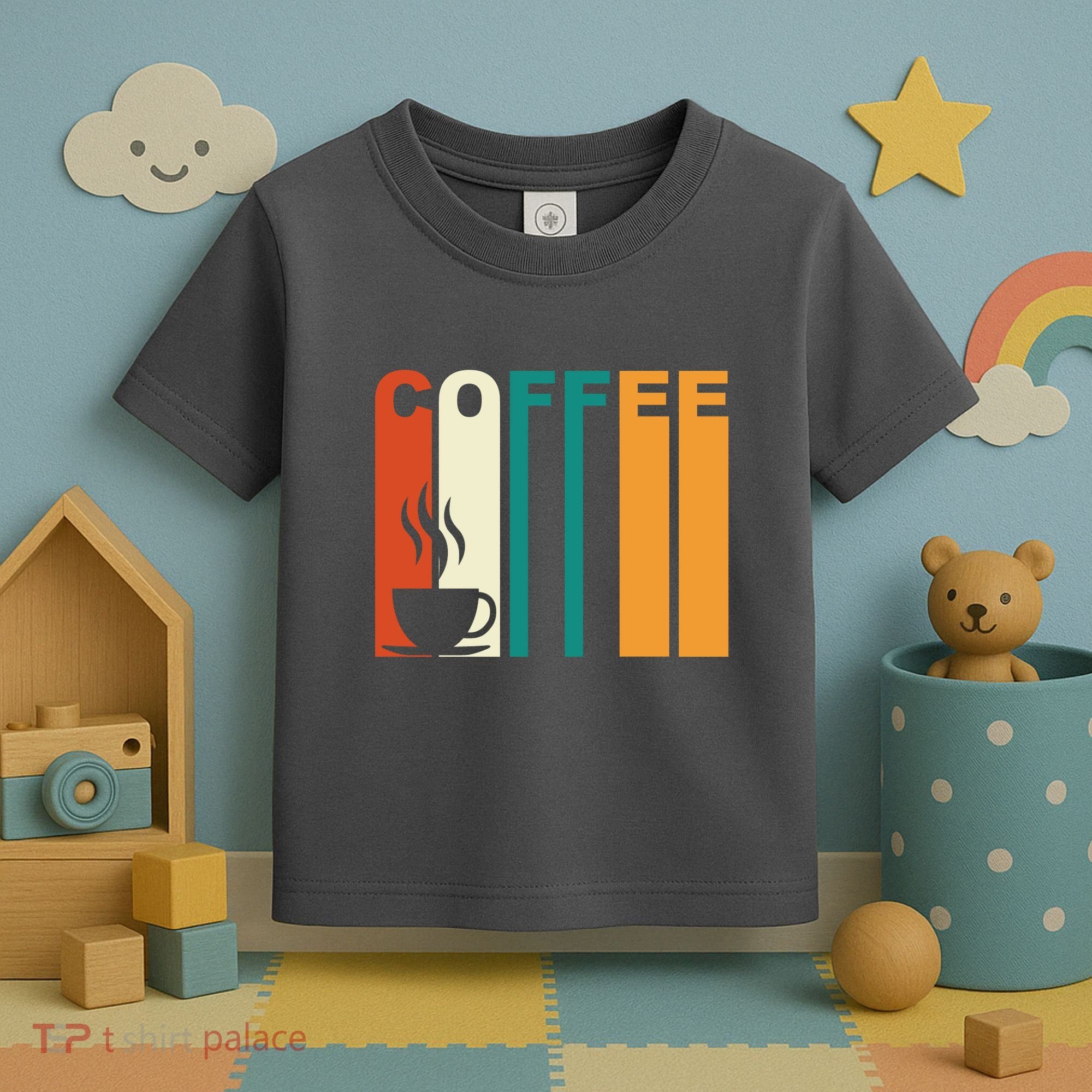 Coffee Lover Retro Toddler T-Shirt