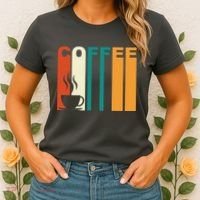 Coffee Lover Retro Women's T-Shirt thumb 2