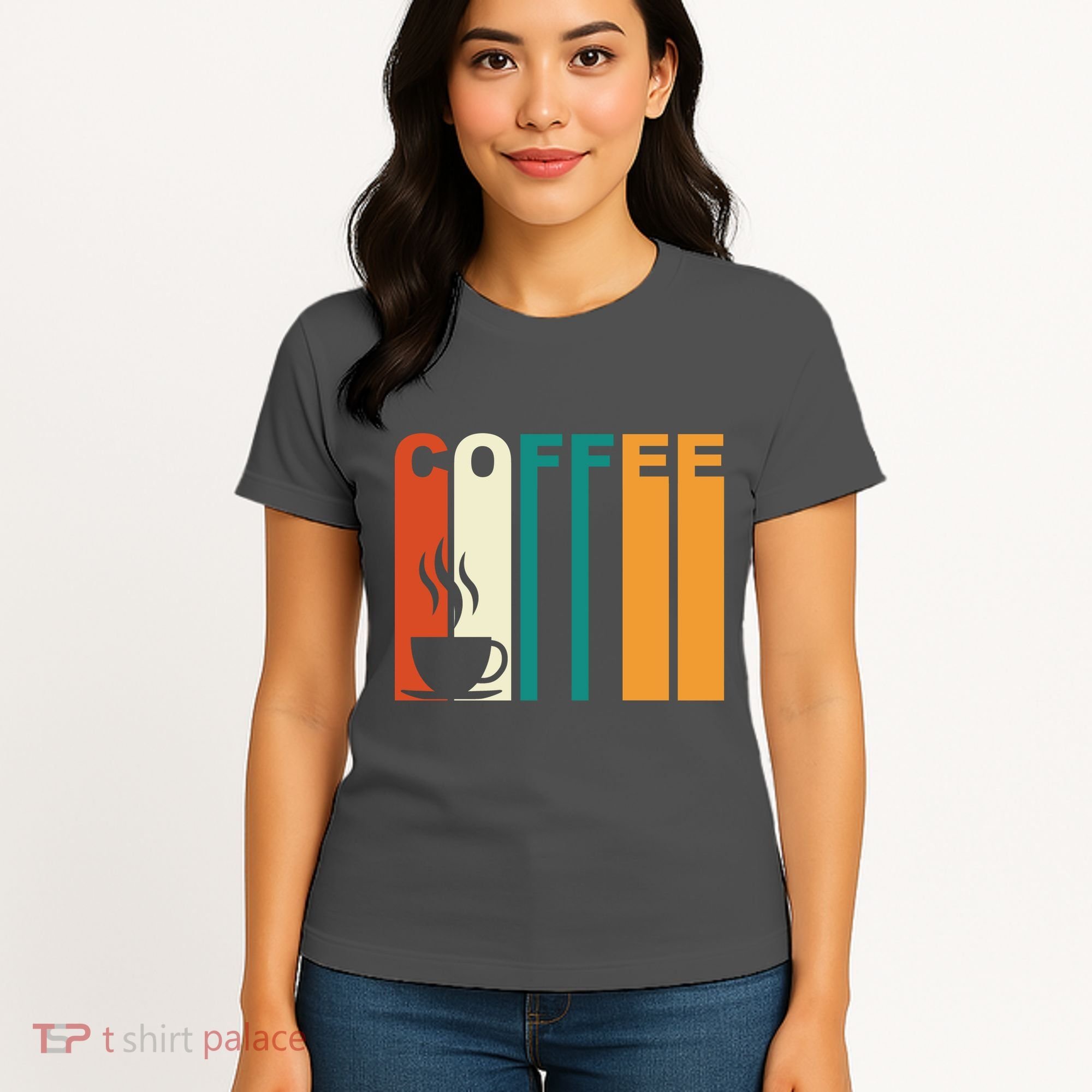 Coffee Lover Retro Women's T-Shirt