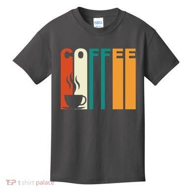Coffee Lover Retro Kids T-Shirt