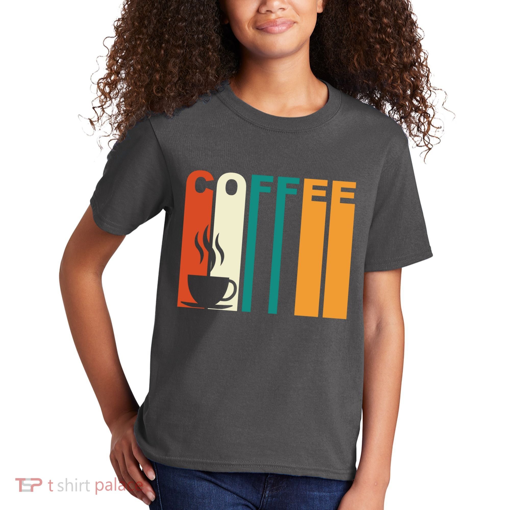 Coffee Lover Retro Kids T-Shirt