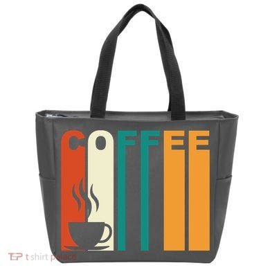 Coffee Lover Retro Tote Bag