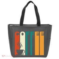 Coffee Lover Retro Tote Bag thumb 0