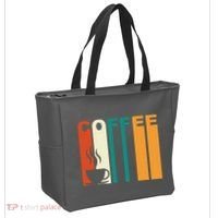 Coffee Lover Retro Tote Bag thumb 2
