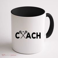 Coach Lacrosse Retro Team Coffee Mug thumb 1