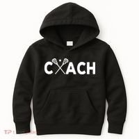 Coach Lacrosse Retro Team Kids Hoodie thumb 0