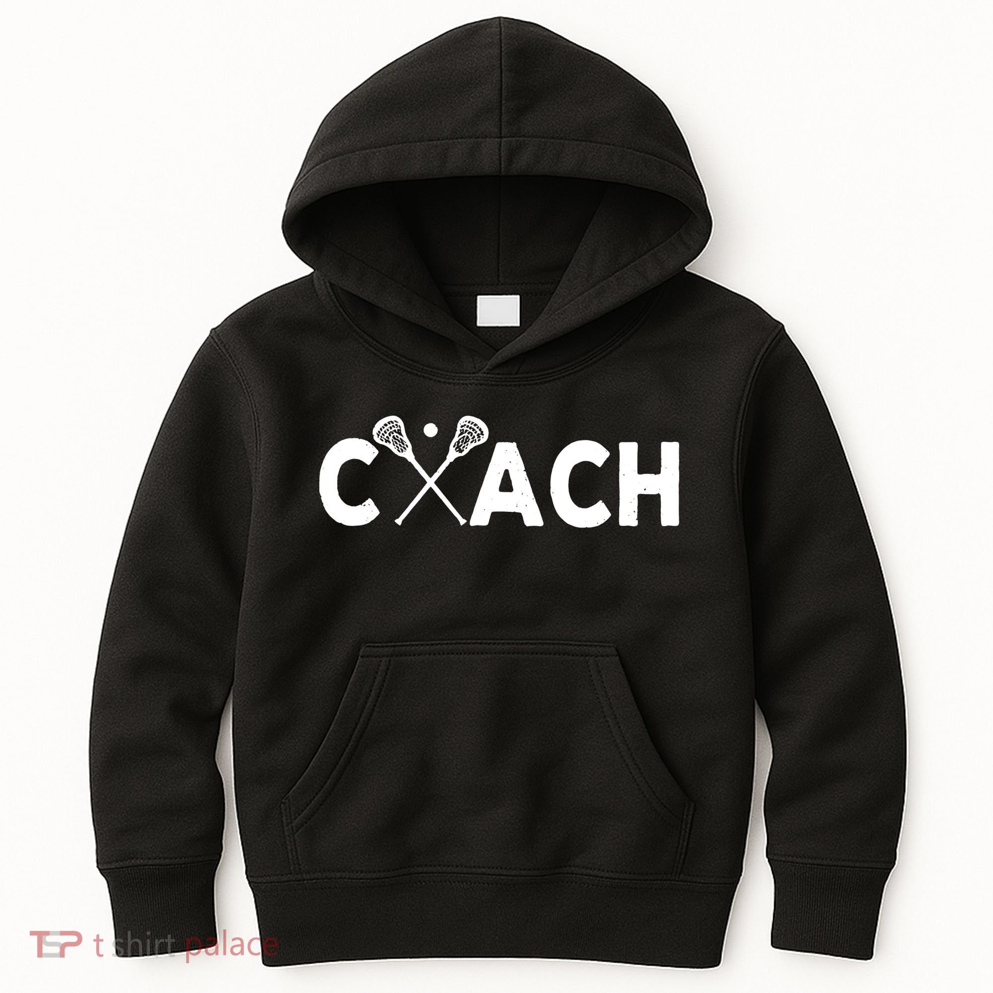 Coach Lacrosse Retro Team Kids Hoodie