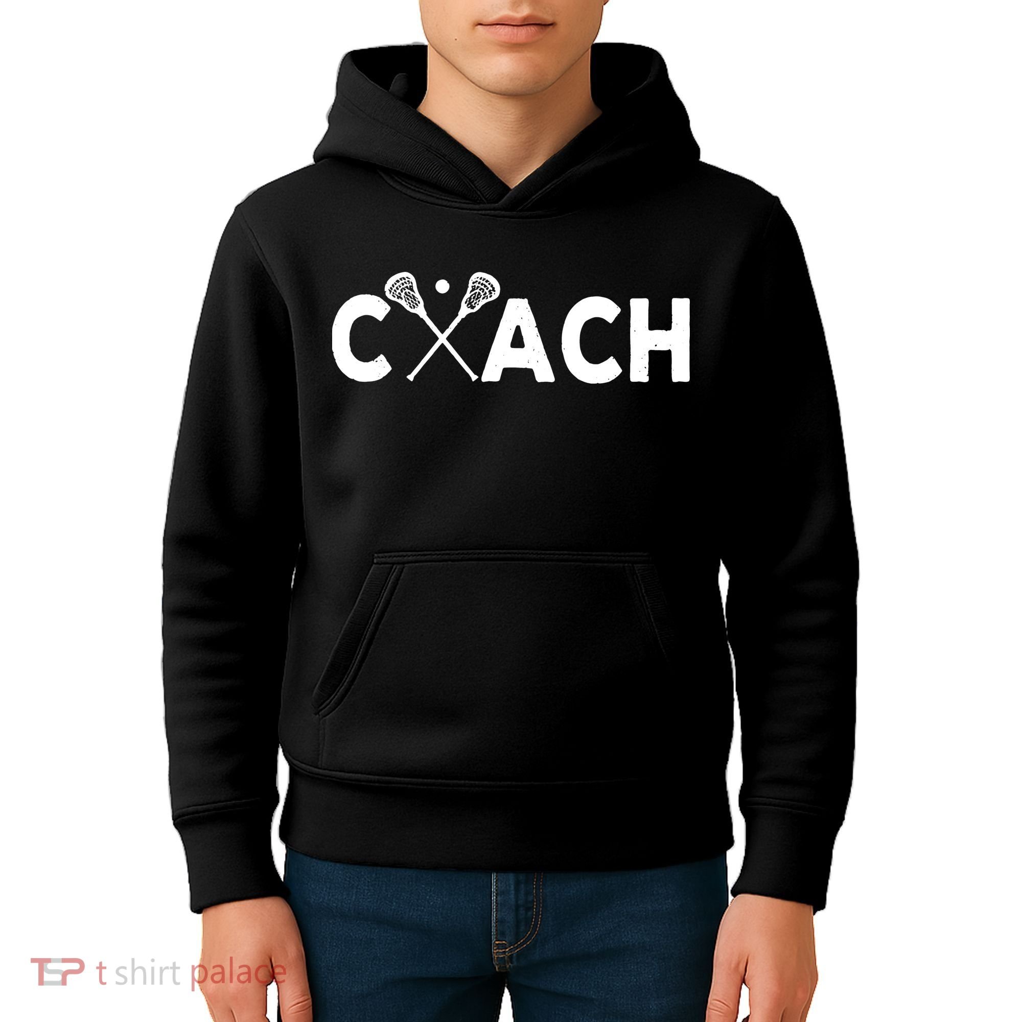 Coach Lacrosse Retro Team Kids Hoodie
