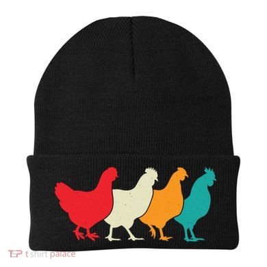 Chicken Lovers Retro Vintage Chicken Beanie