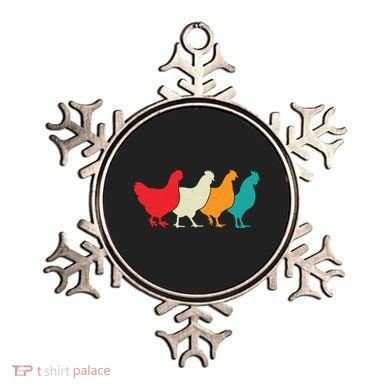 Chicken Lovers Retro Vintage Chicken Ornament