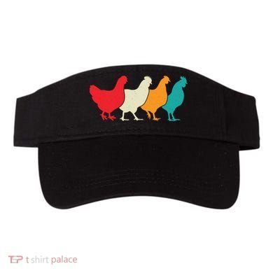 Chicken Lovers Retro Vintage Chicken Visor