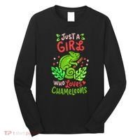 Chameleon Lizard Reptile Pet Cute Gift Long Sleeve Shirt thumb 0