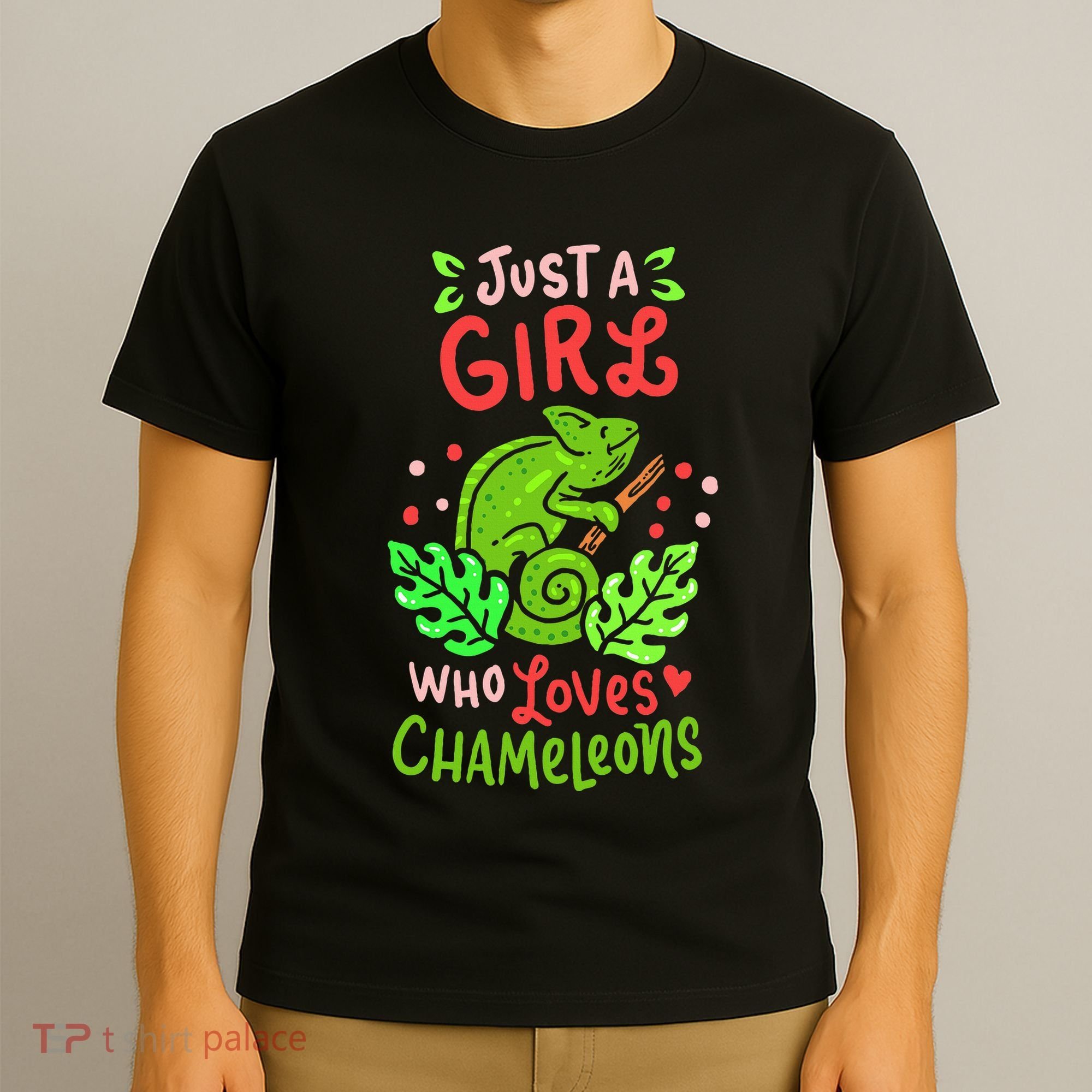 Chameleon Lizard Reptile Pet Cute Gift T-Shirt