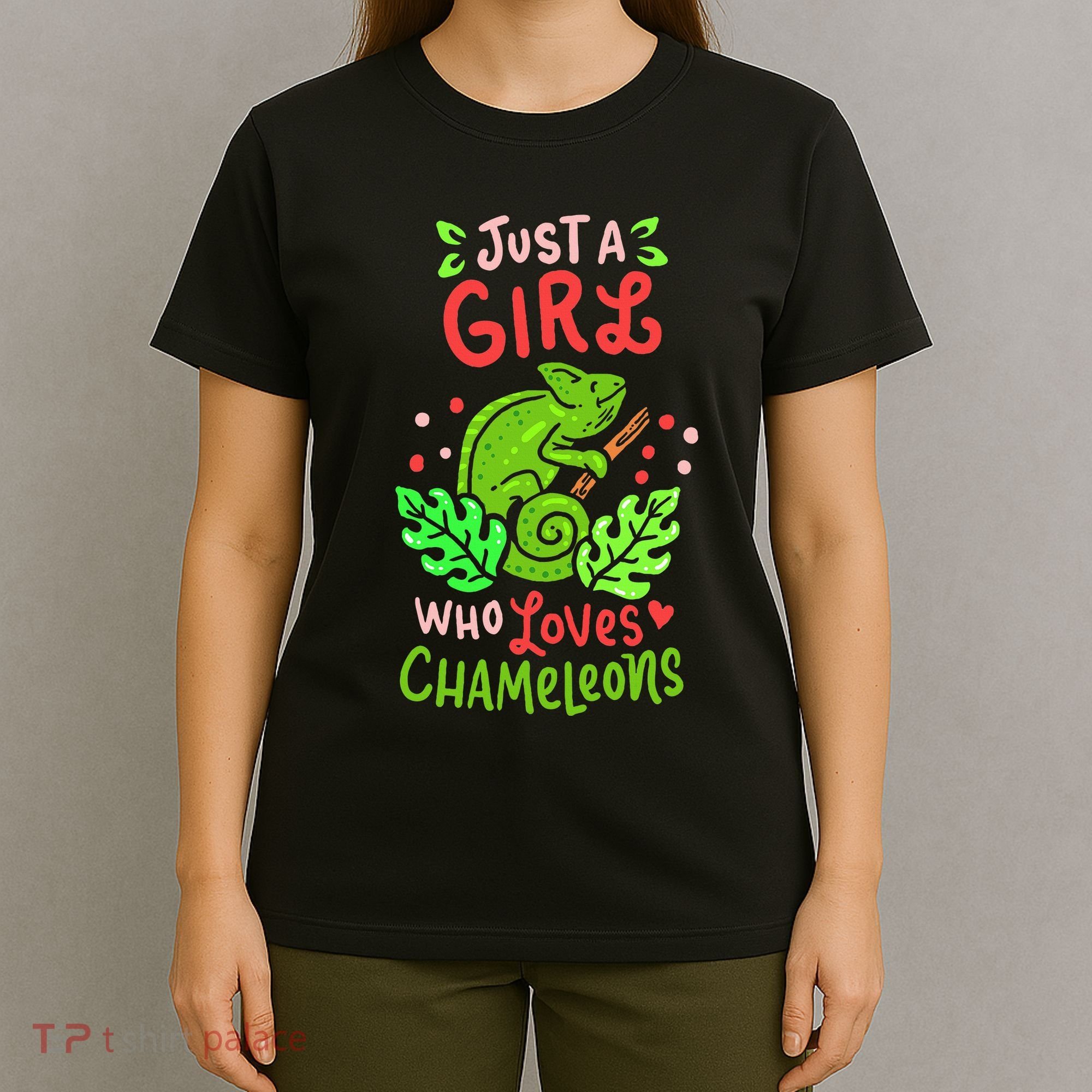 Chameleon Lizard Reptile Pet Cute Gift T-Shirt