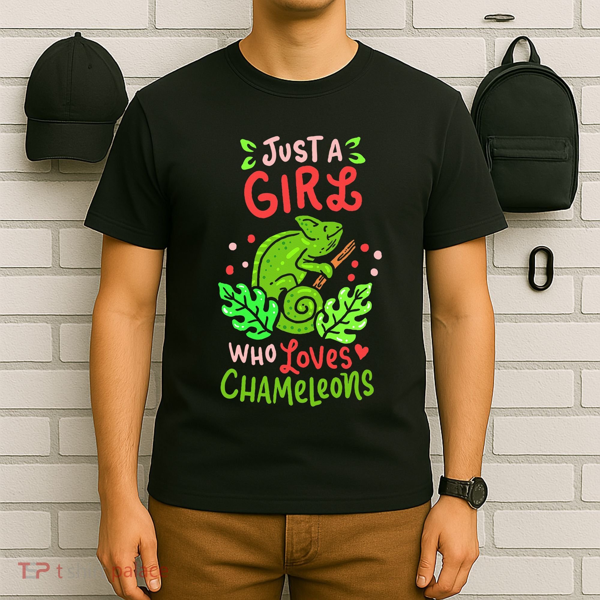 Chameleon Lizard Reptile Pet Cute Gift T-Shirt