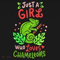 Chameleon Lizard Reptile Pet Cute Gift T-Shirt thumb 7