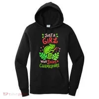 Chameleon Lizard Reptile Pet Cute Gift Women's Hoodie thumb 0