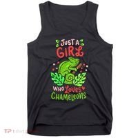 Chameleon Lizard Reptile Pet Cute Gift Tank Top thumb 0