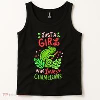 Chameleon Lizard Reptile Pet Cute Gift Tank Top thumb 2